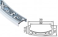 Велосипед Stels 26 DX32 Alexrims 32H